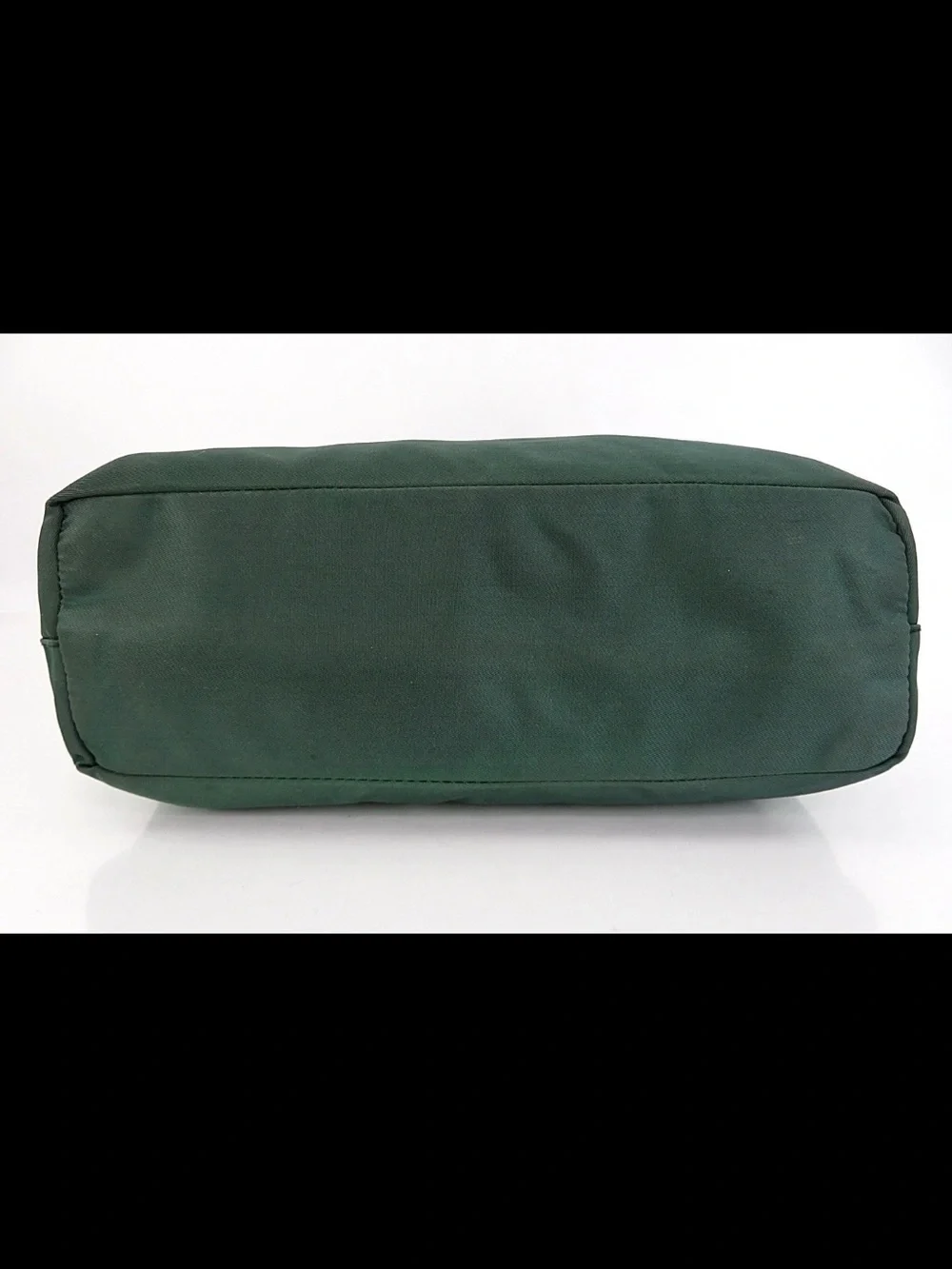 Prada Dark Green Nylon Shoulder Tote